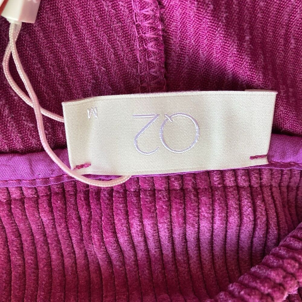 Womens Wide Leg Corduroy Trousers 27x30 Chino Pants Pink Fuchsia Vibrant Artsy - Picture 8 of 11